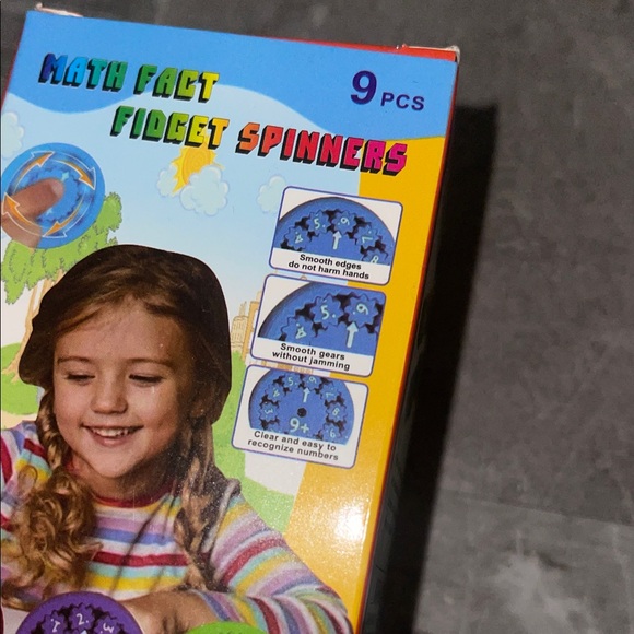 Colorful Math Fact Fidget Spinners Set - Picture 4 of 5